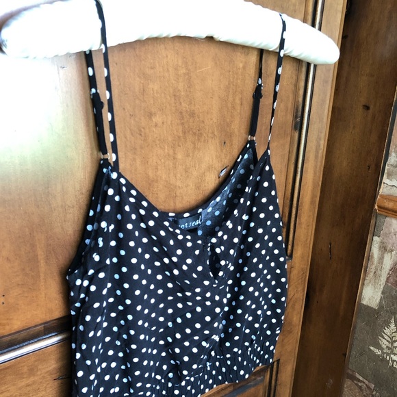 Wet seal polka dot crop top - Picture 2 of 4